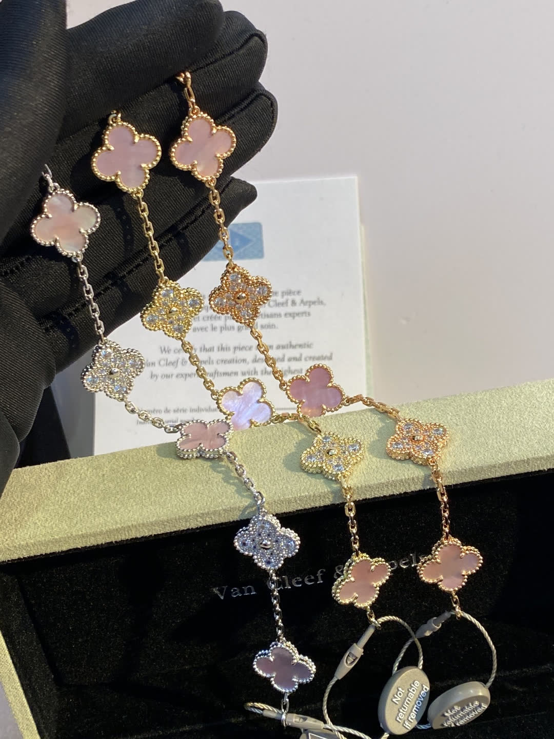 Van Cleef & Arpels Alhambra Pink Gold Bracelet